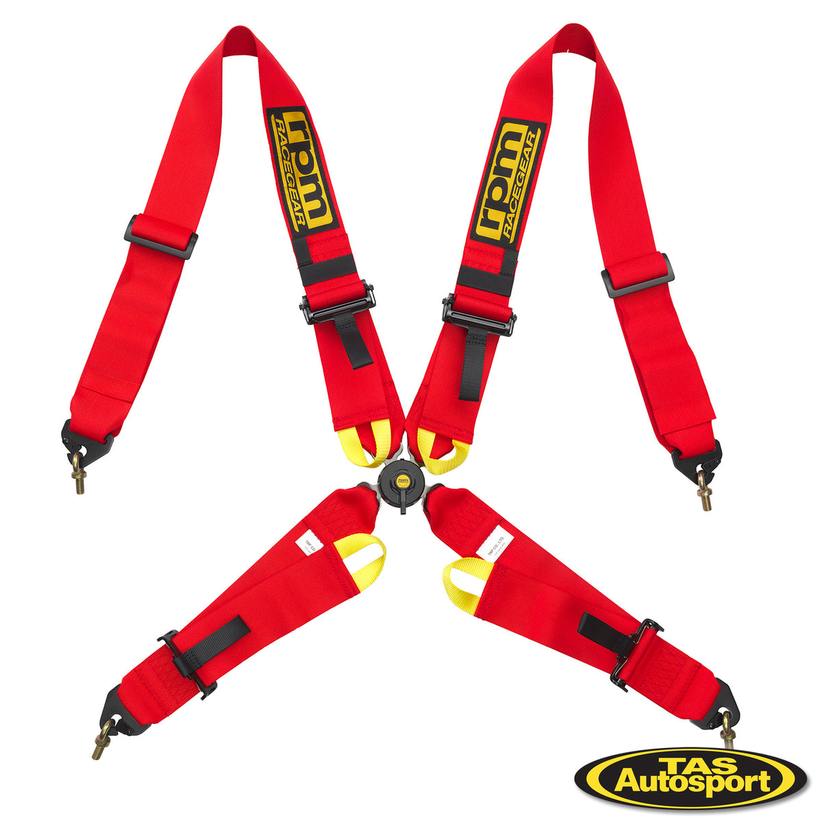 RPM 4PT 3″ RED HARNESS FIA Tas Autosport
