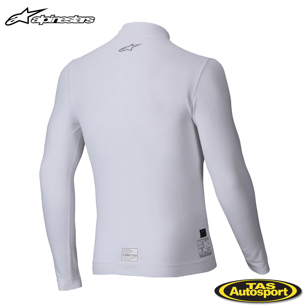 ALPINESTARS UNDERWEAR ZX EVO V3 TOP - WHITE – Tas Autosport