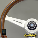 Nardi Classic Steering Wheel – Wood with Satin Spokes – 360mm 5051.36.6300