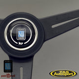 Nardi Classic Steering Wheel – Wood with Black Spokes – 330mm 5061.33.2000