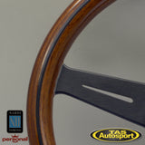 Nardi Classic Steering Wheel – Wood with Black Spokes – 330mm 5061.33.2000