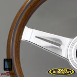 Nardi ND Classic Mahogany Glossy Spokes 330 Steering Wheel