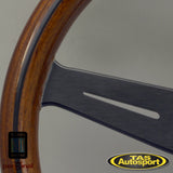 Nardi ND Classic Mahogany Black Spokes 340 Steering Wheel