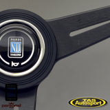 Nardi ND Classic Mahogany Black Spokes 340 Steering Wheel