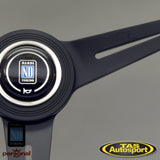 Nardi Classic Steering Wheel – Wood with Black Spokes – 390mm 5051.39.2300
