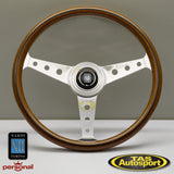 Nardi Classic Mahogany Glossy Spokes 360mm Steering Wheel