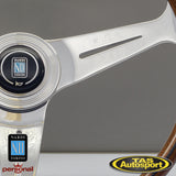 Nardi Classic Steering Wheel With 21mm Grip – Wood with Polished Spokes – 390mm 5061.38.3000