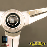 Nardi ND Classic Mahogany Wood Glossy Spokes 390mm Steering Wheel