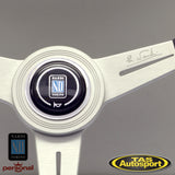 Nardi ND Classic - Leather -  White Spokes 330mm Steering Wheel