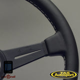 Nardi ND Classic Leather Grey Stitching 390mm Steering Wheel 6061.39.2001