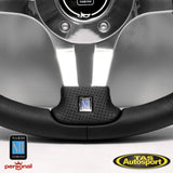 Nardi Pasquino, Black Perforated Leather Glossy Spokes 300mm Steering Wheel