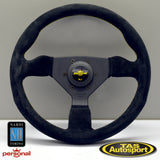 Nardi Grinta Suede Yellow Stitching 330 Steering Wheel