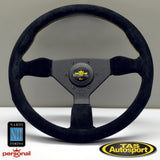 Nardi Grinta Suede Yellow Stitching 350 Steering Wheel