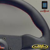 Nardi Neo Grinta Leather Red Stitching 330 Steering Wheel