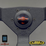Nardi Neo Grinta Leather Red Stitching 330 Steering Wheel
