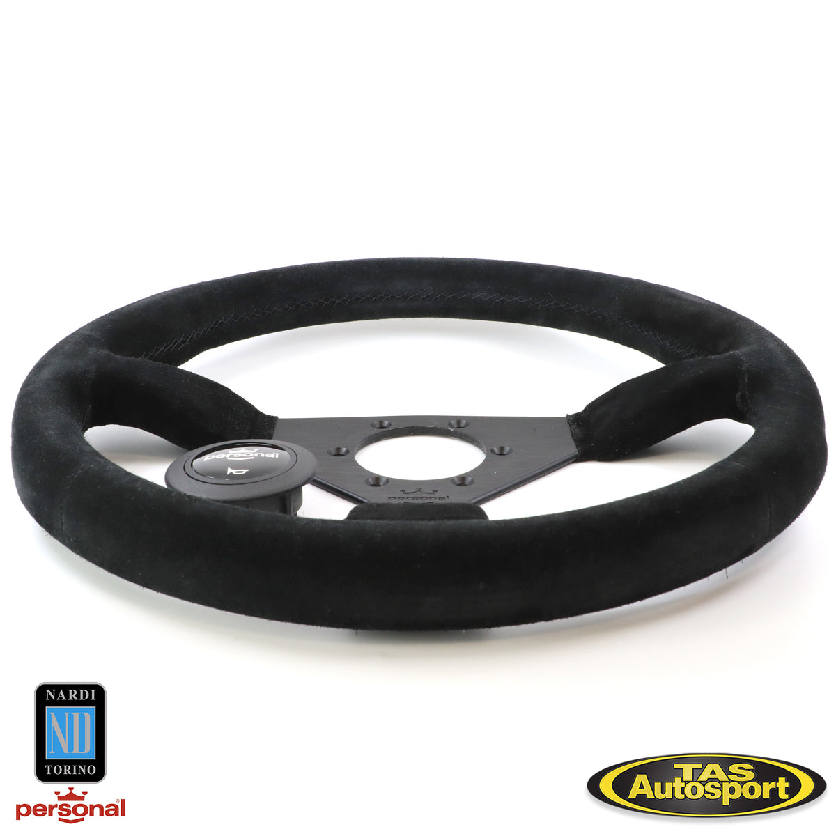 Nardi Neo Grinta Suede Black Stitching 350mm Steering Wheel – Tas