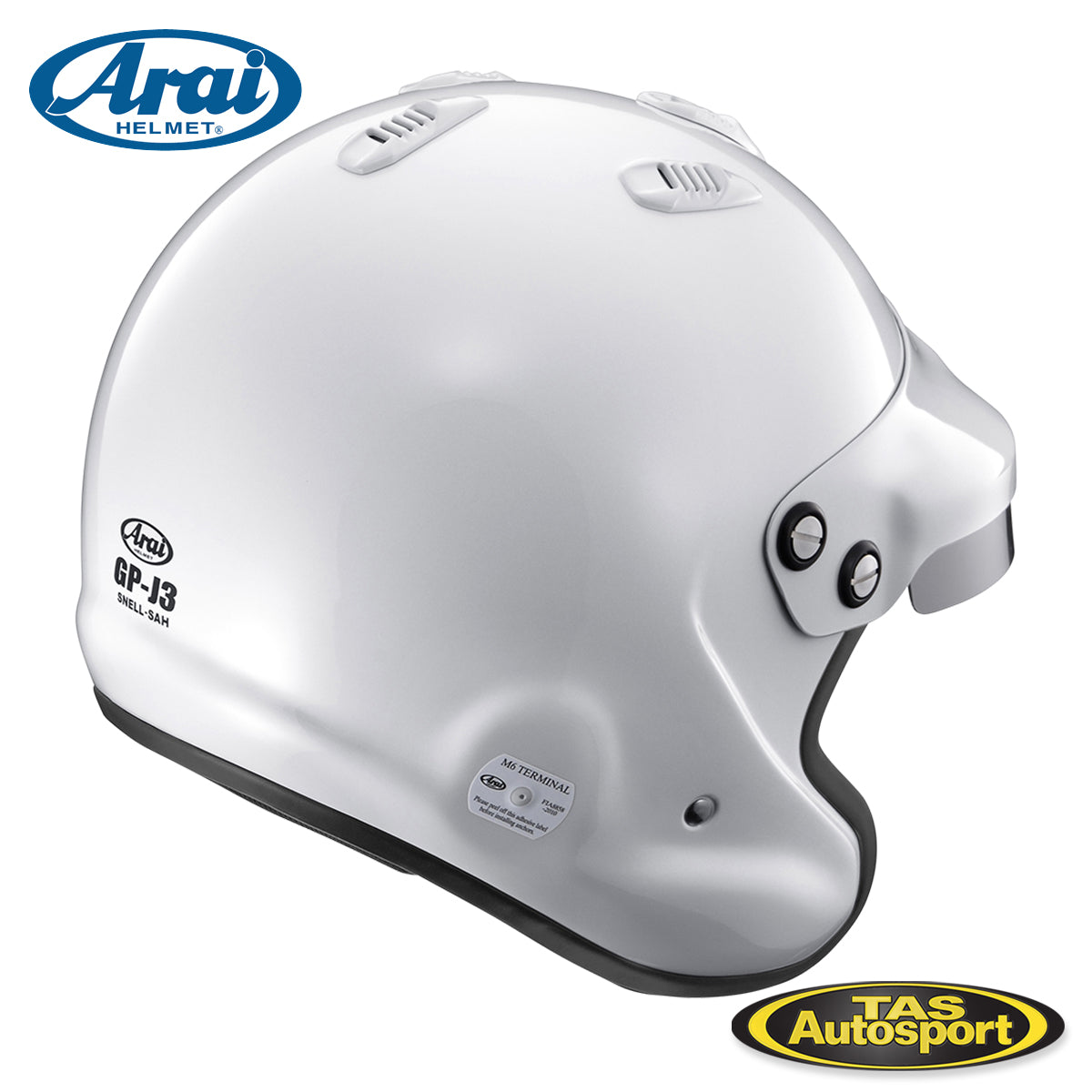 Arai GP-J3 SA2015 Open Face Helmet – Tas Autosport
