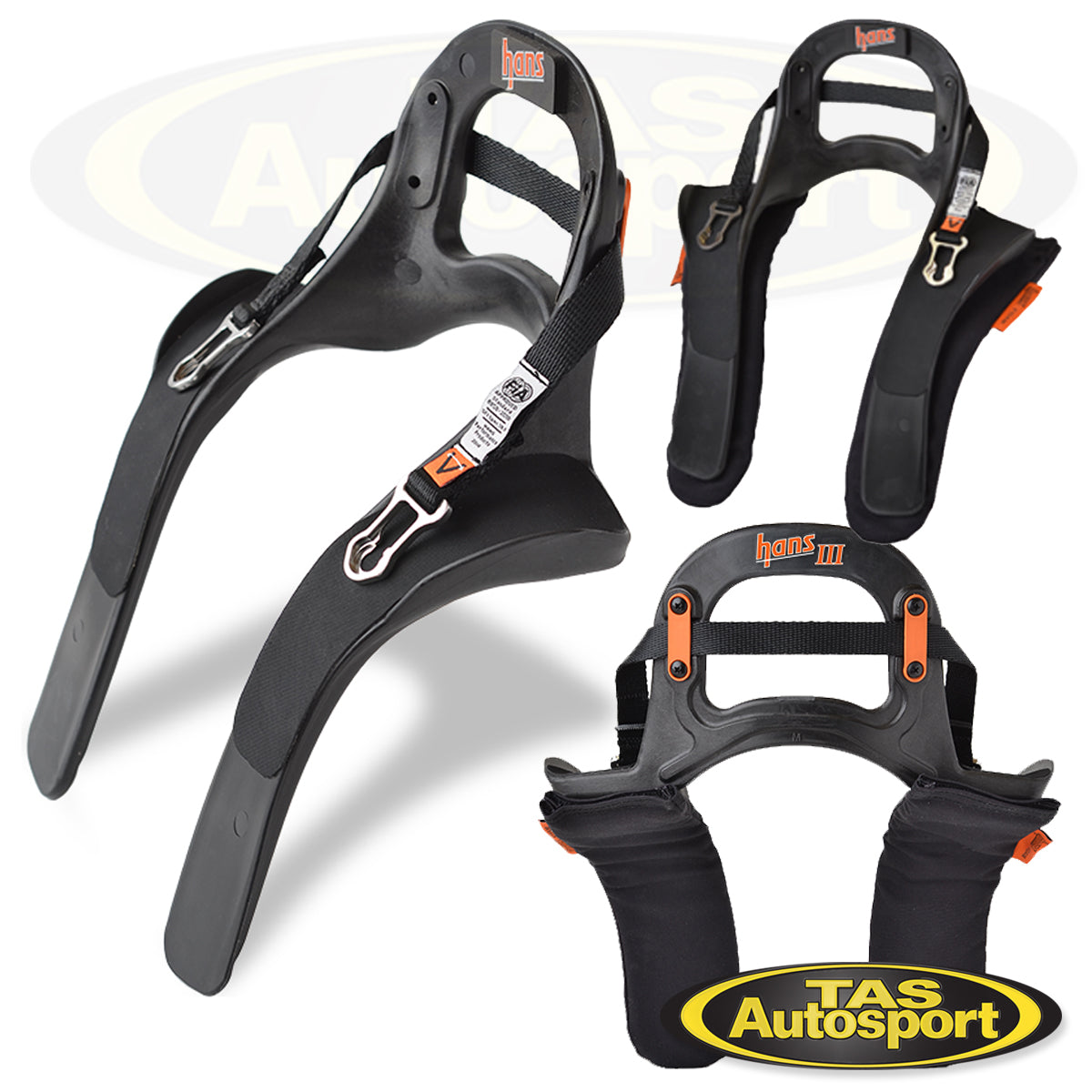 Attaches Hans FIA de couleur pour casque Bell