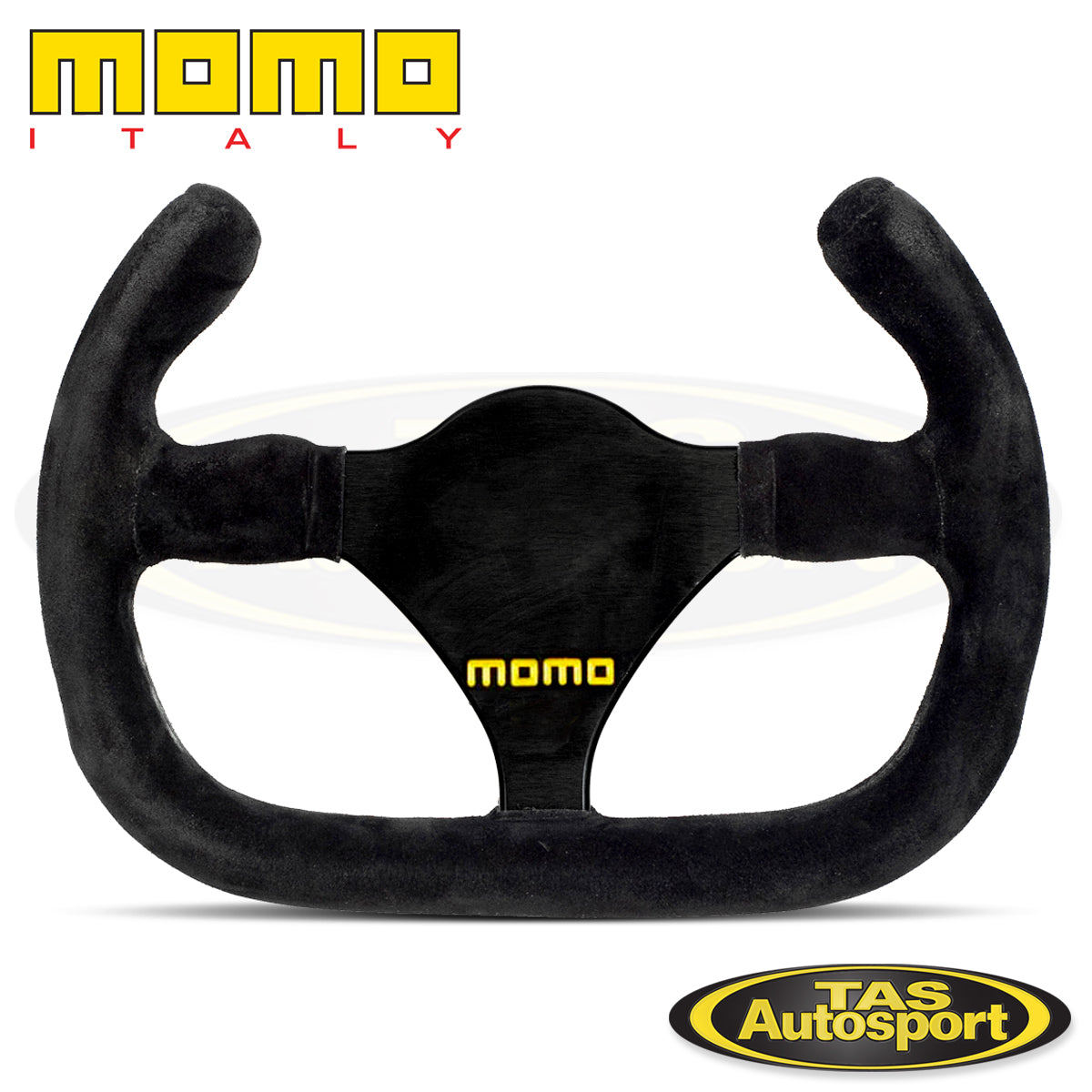 MOMO MOD 27/C Suede Racing Steering Wheel – Tas Autosport