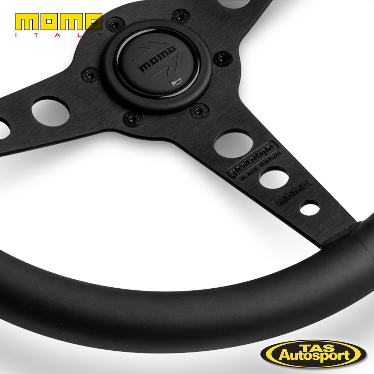momo prototipo φ350 MOMO Steering Wheel Prototipo 350 Black