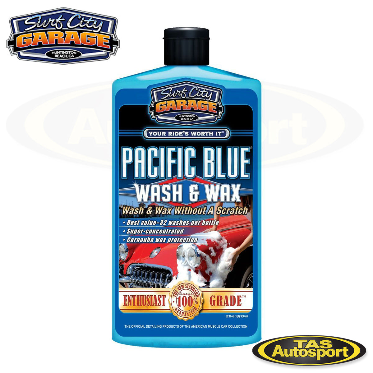 Surf City Garage Pacific Blue® Wash & Wax Tas Autosport