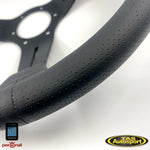 Nardi Deep Corn 'Factory Second' Red Stitching 350mm Steering Wheel