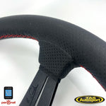 Nardi Deep Corn 'Factory Second' Red Stitching 350mm Steering Wheel