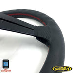 Nardi Deep Corn 'Factory Second' Red Stitching 350mm Steering Wheel