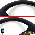 Nardi Deep Corn 'Factory Second' Red Stitching 350mm Steering Wheel