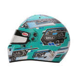 BELL RS7 STAMINA ANTHRACITE AQUAMARINE FIA8859