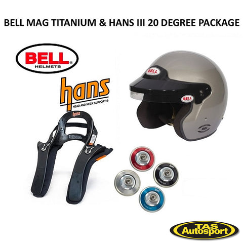 BELL MAG TITANIUM & HANS DEVICE PACKAGE