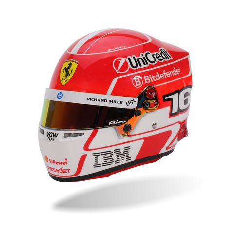 Charles Leclerc 2025 Ferrari BELL MINI Helmet