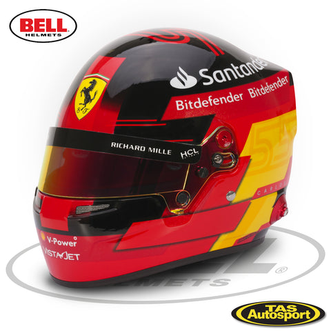 Bell Carlos Sainz Ferrari 2023 MINI Helmet