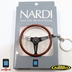 Nardi Key Chain Key Ring – Black spokes – 0508.01.0102