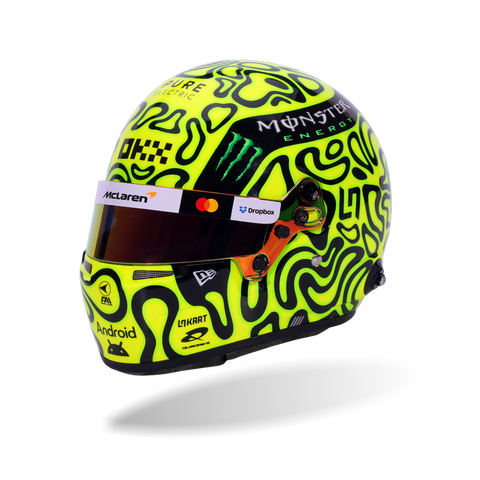 Lando Norris 2025 McLaren BELL MINI Helmet