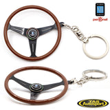 Nardi Key Chain Key Ring – Black spokes – 0508.01.0102