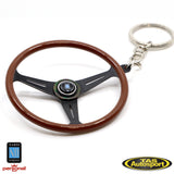 Nardi Key Chain Key Ring – Black spokes – 0508.01.0102