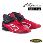 ALPINESTARS TECH-1 K V2 SHOE 312 RED/BLACK/WHITE