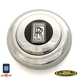 Nardi Anni Chrome Horn Button for ROLLS ROYCE
