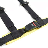 Harness 4 Point Black ECE-R16 Compliant 2" Snap Hook Clip
