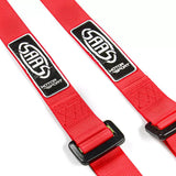 Harness 4 Point Red ECE-R16 Compliant 2" Snap Hook Clip