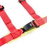 Harness 4 Point Red ECE-R16 Compliant 2" Snap Hook Clip