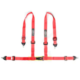 Harness 4 Point Red ECE-R16 Compliant 2" Snap Hook Clip