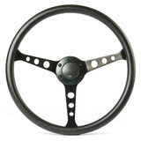 Steering Wheel Poly 15" ADR Classic Black Alloy With Holes