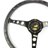 Steering Wheel Poly 15" ADR Classic Black Alloy With Holes