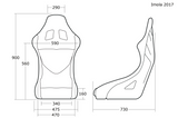Cobra Imola STD Pro-Fit Fibreglass Race Seat