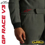 ALPINESTARS GP RACE V3 SUIT ANTHRACITE RED