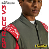 ALPINESTARS GP RACE V3 SUIT ANTHRACITE RED