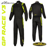 ALPINESTARS GP RACE V3 SUIT BLACK YELLOW
