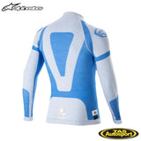 ALPINESTARS ZX TOP EVO V2 WHITE/BLUE